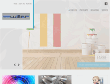 Tablet Screenshot of farben-willer.de